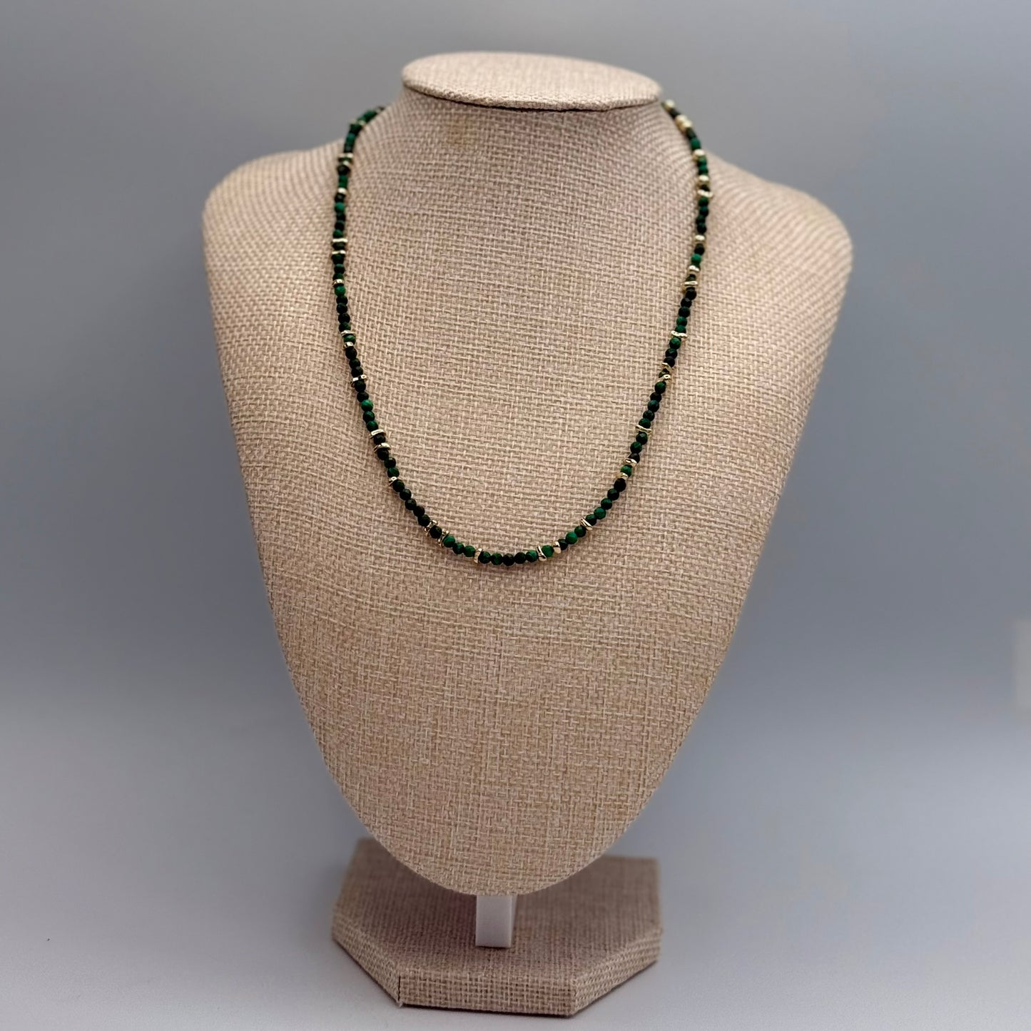 Malachite Cube Beads