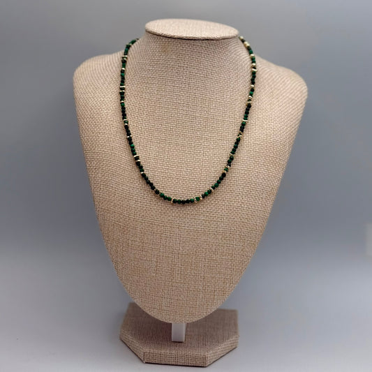 Malachite Cube Beads